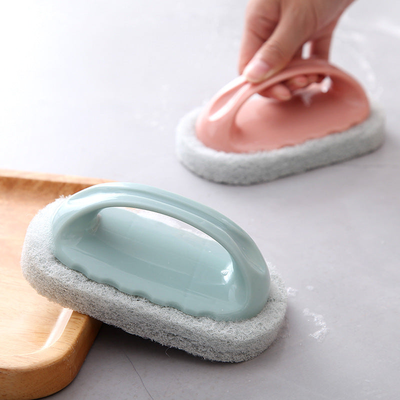 Handheld Scouring Pad Scrub Brush for Kitchen & Bathroom