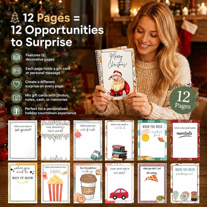 🎄 The Christmas Gift Card Book That Turns Every Page Into a Surprise 🎁