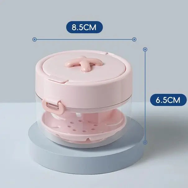 🦷 Retainer Cleaner Case with Mirror & Tray – Keep Aligners Clean & Dry