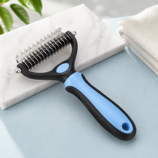 Pet Undercoat Rake & Detangling Grooming Comb