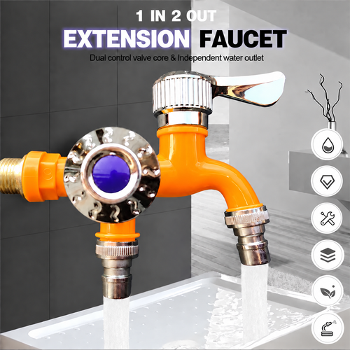 💦Outdoor Antifreeze Dual Control Faucet