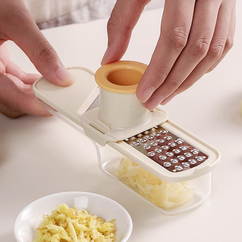 🎉🔥Multifunctional Garlic Grinder & Mandoline Slicer