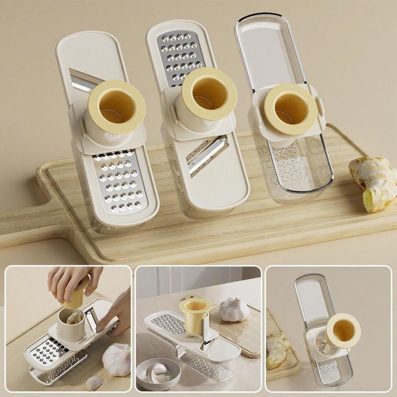 🎉🔥Multifunctional Garlic Grinder & Mandoline Slicer