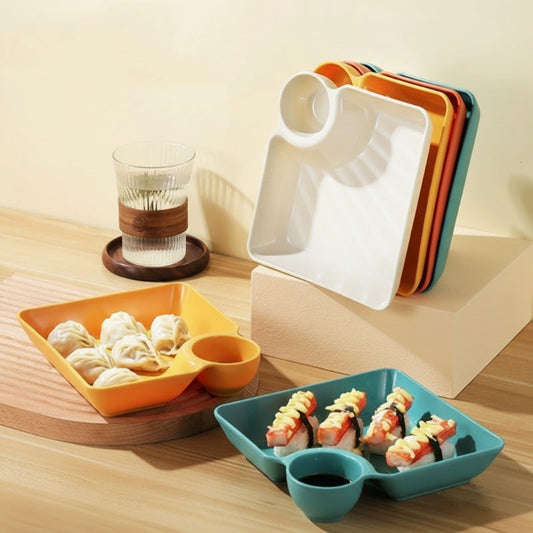 🥳HOT SALE🥳💞50K+ SOLD! Dip Plate – From $4.99! 2-in-1 design, food-grade & non-slip. Fresh, tidy meals – grab yours! ✅