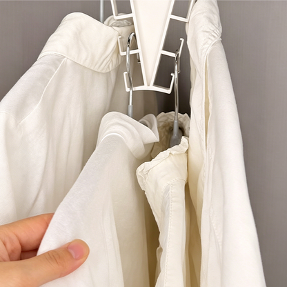 🎉 2026 Sale — Over 16,000 Sold! 👔🧣 One small triangle, tons of storage — double-sided hooks, 360° rotation, and a compact footprint that clears clutter fast. 🏠